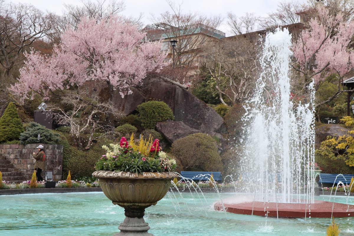 箱根・強羅公園の噴水